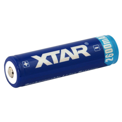 Lítiová batéria xtar 18650 s kapacitou 2 600 mah - akumulator-xtar-18650-3-7v-li-ion-2600mah-z-zabezpieczeniem-4
