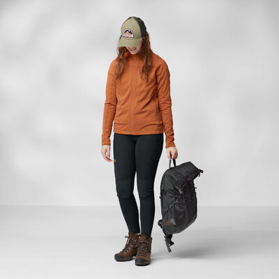 Dámska mikina fjällräven abisko lite fleece terracotta brown - Damska_mikina_Fjallraven _Abisko_Lite_Fleece_Terracotta_Brown (1)