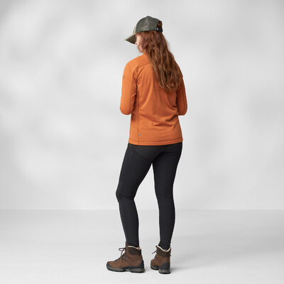 Dámska mikina fjällräven abisko lite fleece terracotta brown - Damska_mikina_Fjallraven _Abisko_Lite_Fleece_Terracotta_Brown (2)