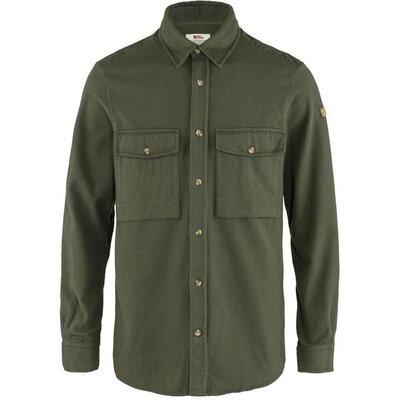 Pánska košeľa fjällräven övik twill shirt deep forest - panska_kosela_fjallraven_ovik_twill_