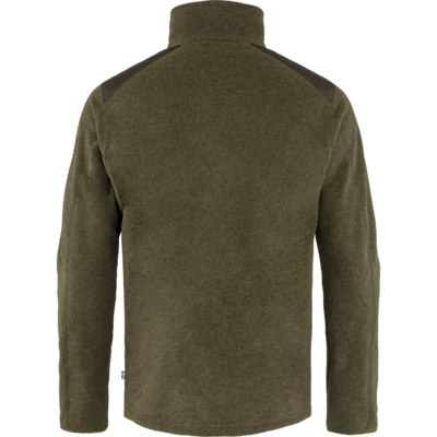 Pánska mikina fjällräven sten fleece – dark olive - Sten_Fleece_M_81765-633_B_MAIN_FJR