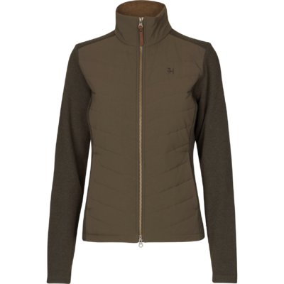 Dámsky zateplený kardigán härkila sandhem pro willow green - Damsky_kardigan_Sandhem
