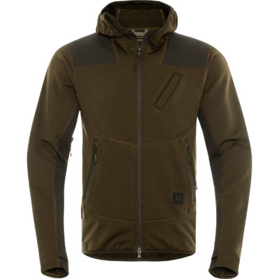 Pánska fleecová bunda härkila deer stalker hoodie willow green - 130115563_f01
