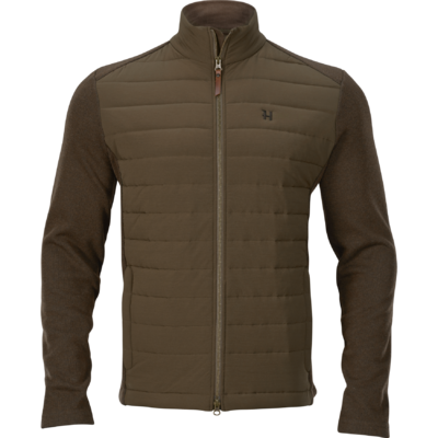Pánska mikina härkila retrieve insulated dark warm olive - 150105678_F01