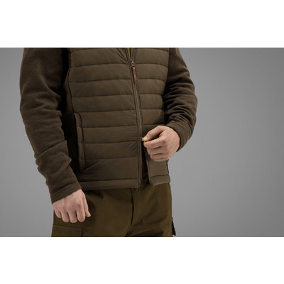 Pánska mikina härkila retrieve insulated dark warm olive - 150105678_d02