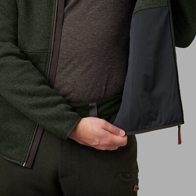 Pánsky sveter härkila metso full zip willow green - Sveter_Harkila_Metso_Full_Zip_ Willow_Green (3)