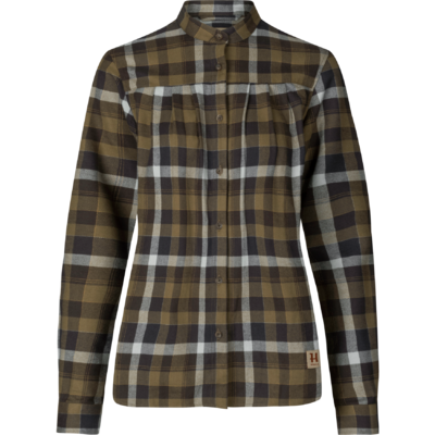 Dámska košeľa härkila sigrid l/s willow green/phantom - Damska_kosela_Sigrid