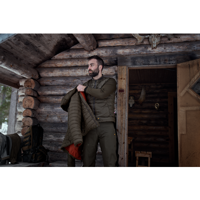 Pánská zateplená vesta logmar willow green - složitelná - Panska_zateplena_vesta_Logmar1