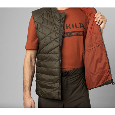 Pánská zateplená vesta logmar willow green - složitelná - Panska_zateplena_vesta_Logmar4