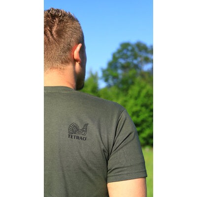 Pánske poľovnícke tričko tetrao diviak malý - zelené - polovnicke_tricko_tetrao_s_motívom_zveri (18)