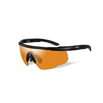 Okuliare wiley x saber advanced oranžové sklá, čierny rám - wiley-x-saber-adv-ballistic-eyeshields-black-frame-light-rust-301_orezane
