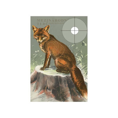 Terč medzinárodný redukovaný na 50 m - líška - terc_medzinarodny_redukovany_na_50_m_liska_1