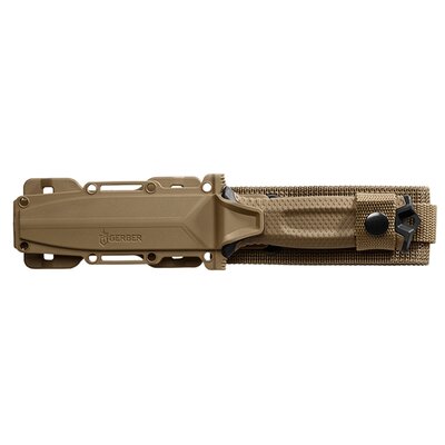 Dýka gerber strongarm - coyote brown, plain edge, serrated - Dyka_Gerber_Strongarm_Coyote_Brown (4)