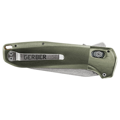 Taktický nôž gerber highbrow compact - flat sage, plain edge - GG_HighbrowLarge_Green_PE_S2