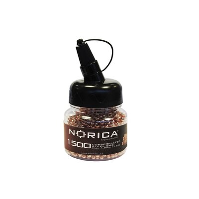 Guličky norica medené 1500ks, kal. 4,5mm bb - Norica-Ammunition-Copperplated-BBs-OK