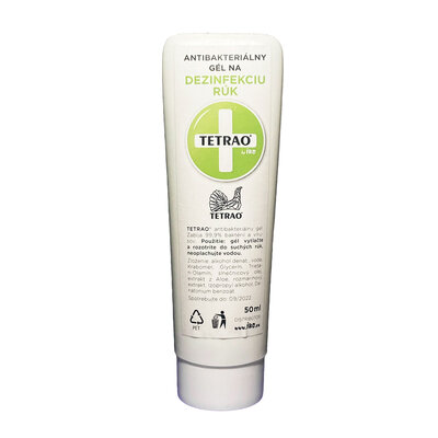Tetrao antibakteriálny gél na dezinfekciu rúk - 50 ml - antibakterialny_gel_proti_covid_19_50ml