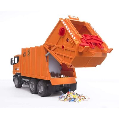 Smetiarske auto scania bruder - Smetiarske auto SCANIA BRUDER 3560 - 4