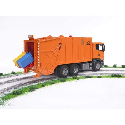 Smetiarske auto scania bruder - Smetiarske auto SCANIA BRUDER 3560 - 5