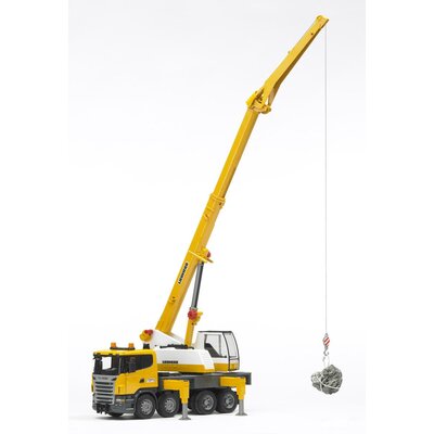 Autožeriav – nákladné auto scania r so žeriavom liebherr bruder - Autožeriav – Nákladné auto Scania R so žeriavom Liebherr BRUDER (4)
