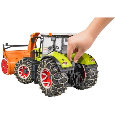 Traktor claas axion 950 so snežnou frézou bruder - Traktor Claas Axion 950 so snežnou frézou BRUDER (2)