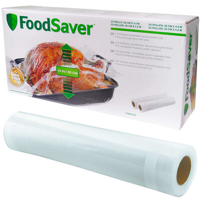 Rolky foodsaver 2 x 28cm, pre veľké kusy potravín - sacky_foodsaver_FS-FVR003X_