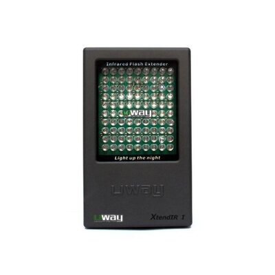 Externý infra prísvit Uway XtendIR I vhodný pre fotopasce s neviditeľným infra prísvitom. Obsahuje 90 LED diód a ponúka tri úrovne osvetlenia. Ideálny pre nočné zábery do vzdialenosti 30 metrov.