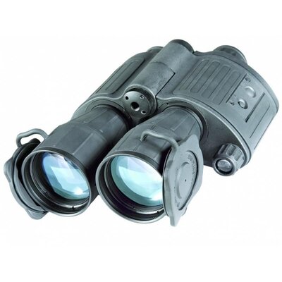 Digitálny binokulár Armasight DARK STRIDER Gen 1+ s pogumovaným telom a viacvrstvovými šošovkami. Obsahuje nastaviteľný infračervený prísvit a ergonomický dizajn pre pohodlné používanie.