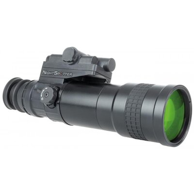 Nočné videnie NightSpotter Photonis EVO so zeleným fosforom, 2+ generácia, nemecká výroba s ruskými koreňmi, čierna farba, 80 mm objektív.