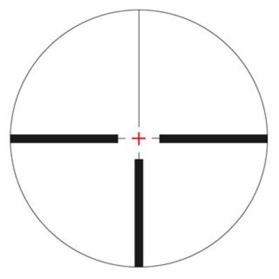 Osvetlená zámerná osnova 4C puškohľadu Meopta MeoStar R1 3-12x56 RD