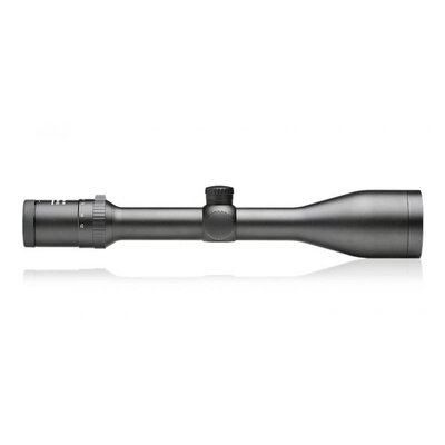Puškohľad Meopta MeoStar R1 3-12x56 RD s čiernym matným povrchom, zložený z hliníkového tubusu a optickými prvkami s antireflexnými vrstvami.