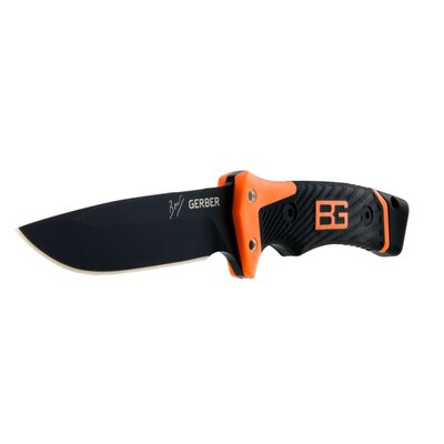 Pevný nôž GERBER BEAR GRYLLS ULTIMATE PRO FIXED BLADE s čiernou čepeľou a oranžovo-čiernou rukoväťou