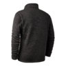 Pánska mikina deerhunter sarek knitted - dark grey melange - panska_mikina_deerhunter_sarek_knitted_dark_grey_melange_1