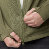 Pánska mikina fjällräven abisko lite fleece green - Abisko_Lite_Fleece_M_86971-620_H_DETAIL_FJR
