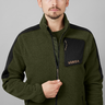 Pánska fleecová bunda härkila venjan duffel green / black - 130112689_d01
