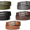 Kožený prešívaný / nylonový edc opasok + pracka zo zliatiny - kozeny_presivany_nylonovy_opasok_edc_3,8cm_