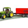 Traktor john deere 6920 so sklápacím vozidlom bruder - Traktor JOHN DEERE 6920 so sklápacím vozidlom BRUDER 2057 (2)