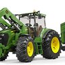 Traktor john deere 7930 + čelný nakladač a vozidlo bruder - Traktor John Deere 7930 + čelný nakladač a vozidlo BRUDER 3055 (4)