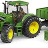 Traktor john deere 7930 + čelný nakladač a vozidlo bruder - Traktor John Deere 7930 + čelný nakladač a vozidlo BRUDER 3055 (5)