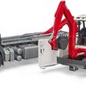 Nákladné auto mercedes benz arocs s kontejnerom + minibager schaeff bruder - Nákladné auto Mercedes Benz Arocs s kontejnerom + minibager Schaeff BRUDER (3)