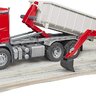 Nákladné auto mercedes benz arocs s kontejnerom + minibager schaeff bruder - Nákladné auto Mercedes Benz Arocs s kontejnerom + minibager Schaeff BRUDER (4)