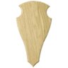 Trofejová podložka z dubového dreva v bledom prevedení, rozmer 40 x 22 cm