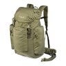 Poľovnícky ruksak ORIZO Z045 Marmotta, zelená farba, tri predné vrecká, nastaviteľné popruhy a bedrový pás, materiál Cordura, kapacita 45 litrov.