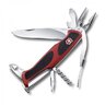 Vreckový nôž Victorinox Rangergrip 74 s viacerými funkciami vrátane veľkej čepele, klieští a vývrtky.