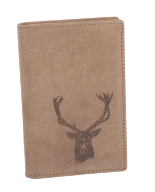 Skórzane etui na dokumenty TETRAO małe jeleń