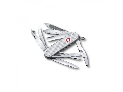 Scyzoryk Victorinox  MiniChamp - 14 funkcji  aluminiowy srebrny