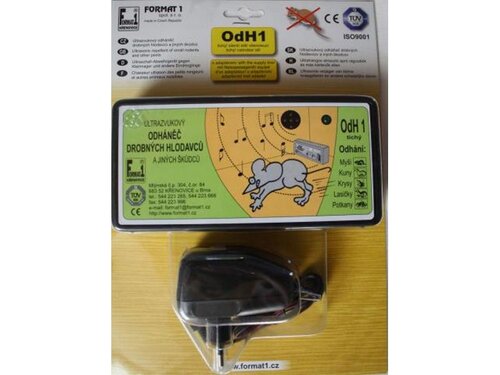 Elektroniczny odstraszacz gryzoni  ODH1, cichy + adapter