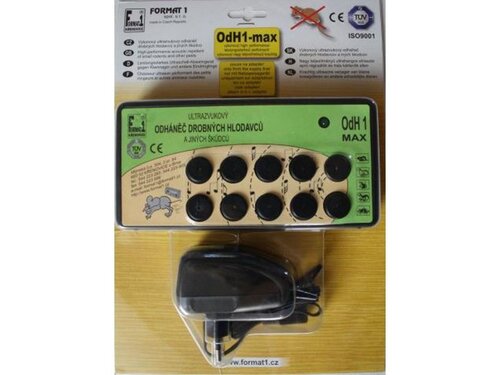Elektroniczny odstraszacz gryzoni ODH1MAX + adapter