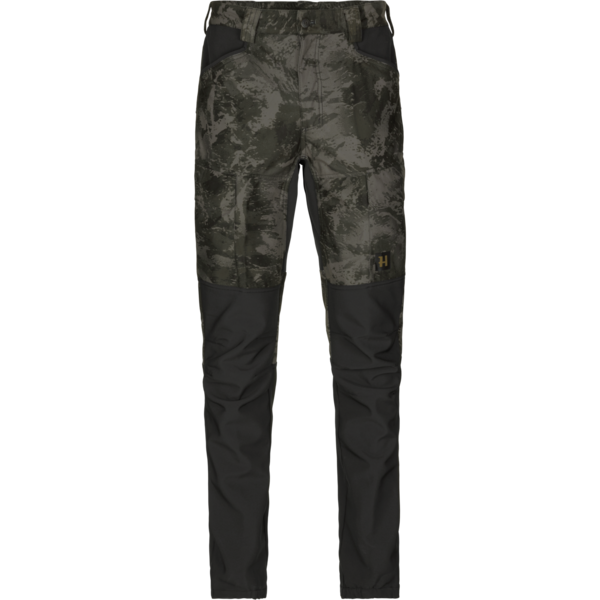 Spodnie męskie Härkila Noctyx Camo Silent AXIS MSP Black/Black