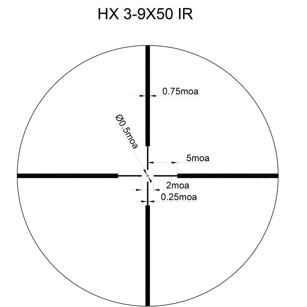 Luneta celownicza Sightmark Core HX 2.0 3-9x50 Duplex 6