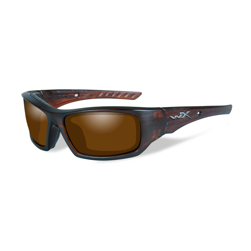 Okulary Wiley X ARROW Polarized amber Lens/Matte Layered Tortoise